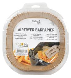Verpackung mit Airfryer Backpapier. 20x20 cm, 50 Stück.