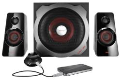 Trust Subwoofer Speaker Set - GXT 38 2.1, schwarz/rot 