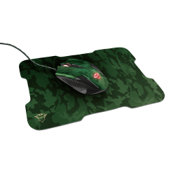 Trust GXT 781 RIXA Camo Gaming Mouse & Mouse Pad green