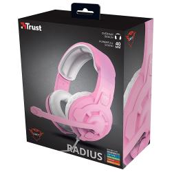 Trust GXT411P RADIUS Headset pink