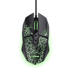 TRUST Gaming-Maus GXT 113 Felox kabelgebunden LED-Beleuchtung schwarz