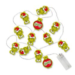 TOTUM Weihnachtsbeleuchtung Dr. Seuss The GRINCH rot/grün