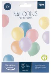 FOLAT Latexballons Pastell 10 Stück mehrere Farben