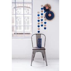 FOLAT Wabenbälle Elegant True Blue 3 Stück blau