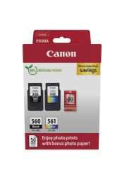 CANON Photo Value Pack black/color + 4x6 Photo Paper (GP-50150)