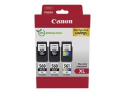 CANON PG560XL/CL561XL Tinte Multi Value Pack 2x black XL/ 1x color XL