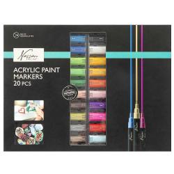 NASSAU Fine Art Acrylfarbenstift-Set 10-teilig mehrere Farben