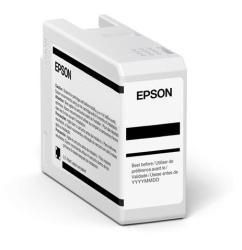 Epson Tintenpatrone in weißer Verpackung. Auf der Vorderseite steht der Markenname und Hinweise zur Verwendung.