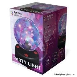 LED Partykugel Spiegel Multicolor