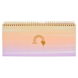 Tischplaner Sunset Love 30 x 13 cm bunt