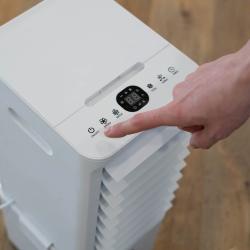 SINJI Luftkühler 65W mit LCD und 11 Liter Wassertank weiß