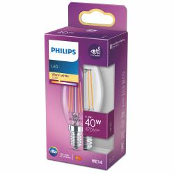 PHILIPS LED-Kerze Classic E14 4 Watt warmweiß