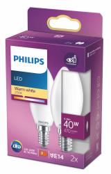 PHILIPS LED-Kerzenlampe Duo E14 5,5 Watt warmweiß