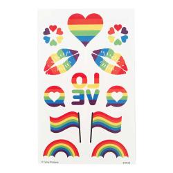 Sticker Tattoos Pride 20 x 10 cm bunt