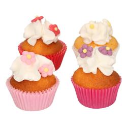 Figuren aus Zuckerguss Mini Blumen 32 Stück