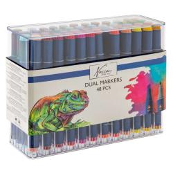 VAN NASSAU FINE ART Twin Marker 48 Stück mehrere Farben