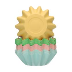 Papierbackformen Pastell 48 Stück mehrere Farben