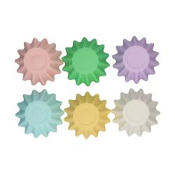 Papierbackformen Pastell 48 Stück mehrere Farben