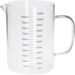Messbecher aus Glas 1,1 Liter transparent