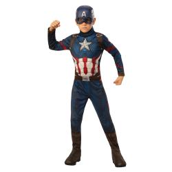 Kinderkostüm Captain America Classic Größe M rot/blau