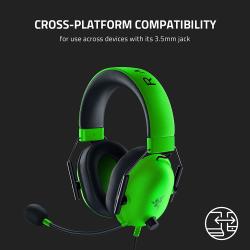 RAZER BlackShark V2 X Gaming Headset grün