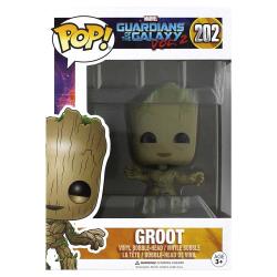 FUNKO POP! Groot Guardians of the Galaxy Vol.2 #202 9 cm braun