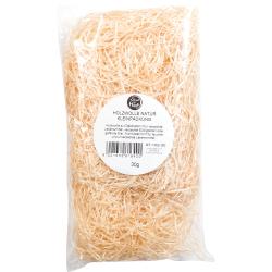 Holzwolle natur 30 g braun