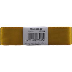 Taftband 25 mm x 3m gold