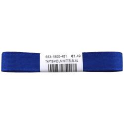 Taftband 15 mm x 3 m mittelblau