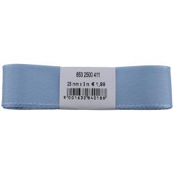 Taftband 25 mm x 3 m hellblau