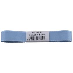 Taftband 15 mm x 3 m hellblau