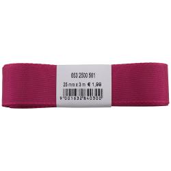 Taftband 25 mm x 3 m pink