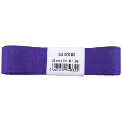 Taftband 25 mm x 3 m violett