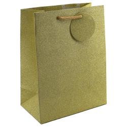 Geschenktragetasche mittel 18 x 23 x 10 cm gold