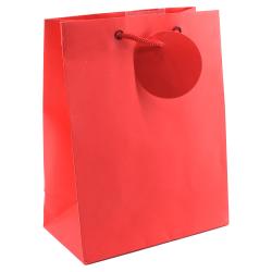 Geschenktragetasche mittel 18 x 23 x 10 cm rot