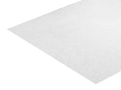 Weißes Blatt Papier, flach und unbedruckt. Keine sichtbaren Merkmale oder Text.