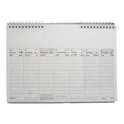 Tischkalender Mondplaner 2025 29 x 21 cm weiß