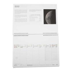 Tischkalender Mondplaner 2025 29 x 21 cm weiß