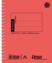 URSUS BASIC Spiralheft 8 x 10 cm SP11 48 Blatt kariert