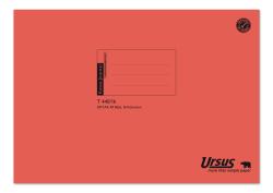 Rotes Kassenjournal mit schwarzem Aufdruck. DIN A4, 40 Blatt, 16 Spalten.