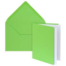 ÖKI Creativ Colors Kuvert mit Karten C6 10 Stück maigrün