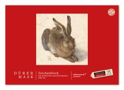 Dürer Hase Original Zeichenblock A5, 18 Blatt, gekörnt 