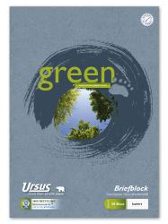 URSUS Green Briefblock A4 50 Blatt kariert