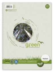 URSUS GREEN Collegeblock A4 Recycling 80 Blatt kariert