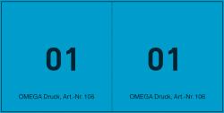 OMEGA DRUCK Bonblock 100 Blatt blau