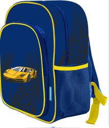 SCHNEIDERS Kinderrucksack Rennauto blau/gelb