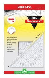 ARISTO Geodreieck 1550 biegsam transparent