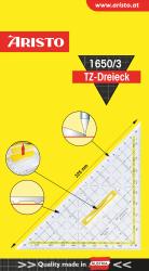 ARISTO AR1650/3 TZ-Dreieck 22.5 cm Griff lösbar transparent