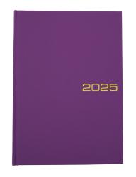 Buchkalender A5 2025 lila