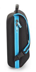 Hartschalentasche mit Griff für Nintendo Switch schwarz/blau